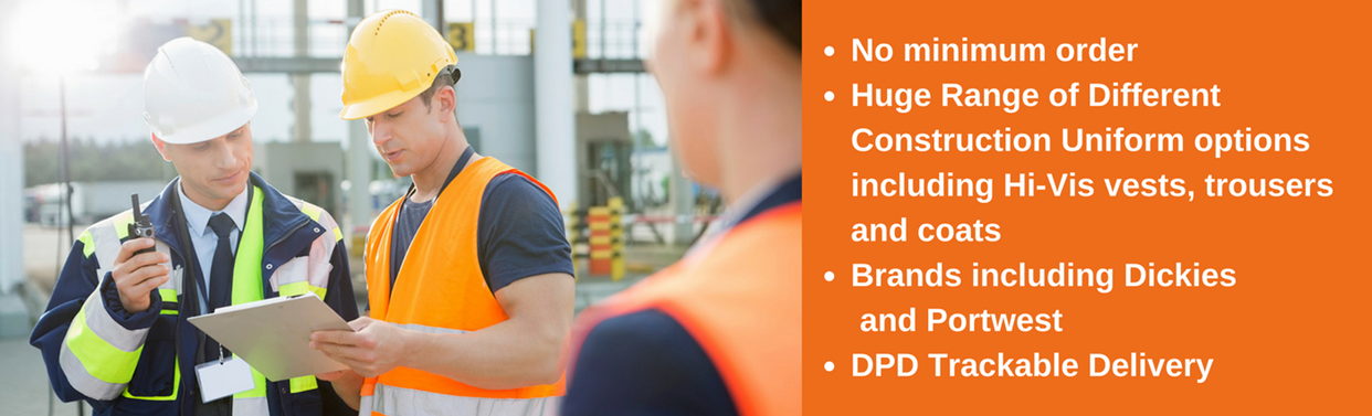 Construction workwear page header